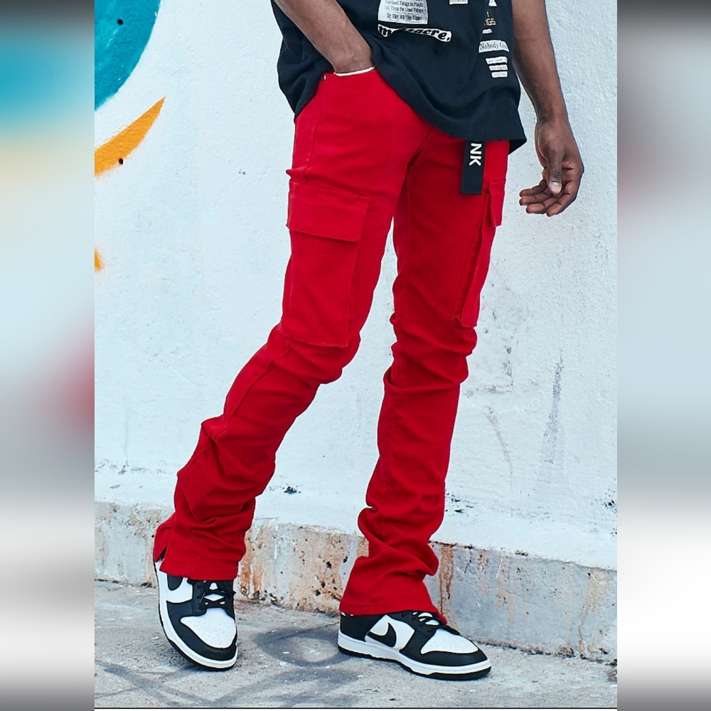New Red KDNK pants